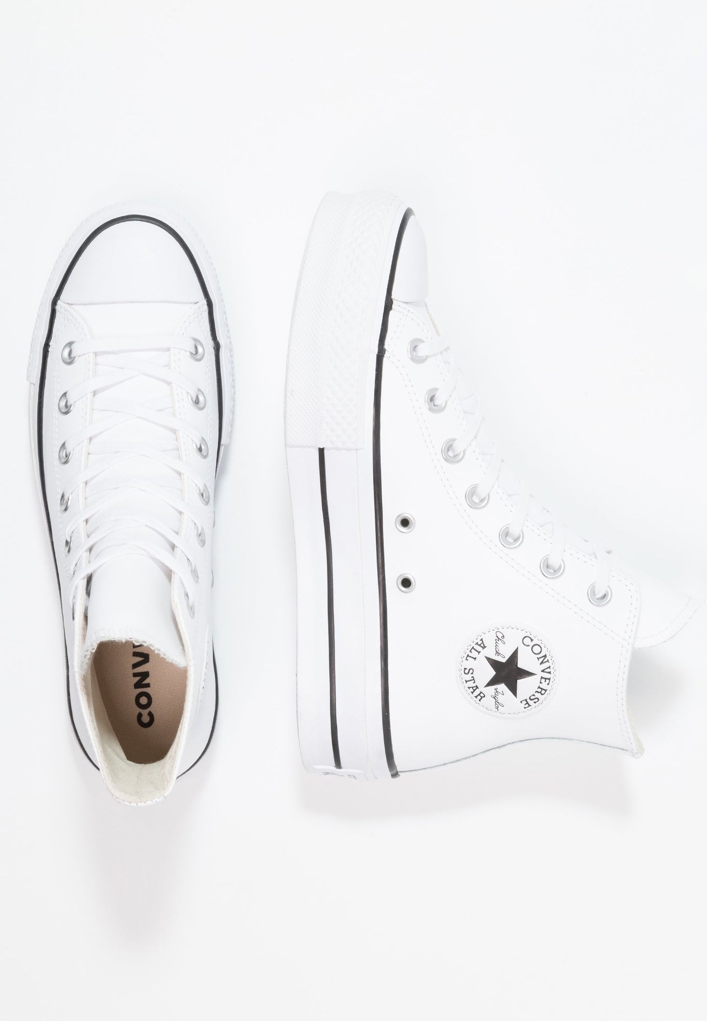 Converse - Chuck Taylor All Star Plataforma Polipiel Blanca