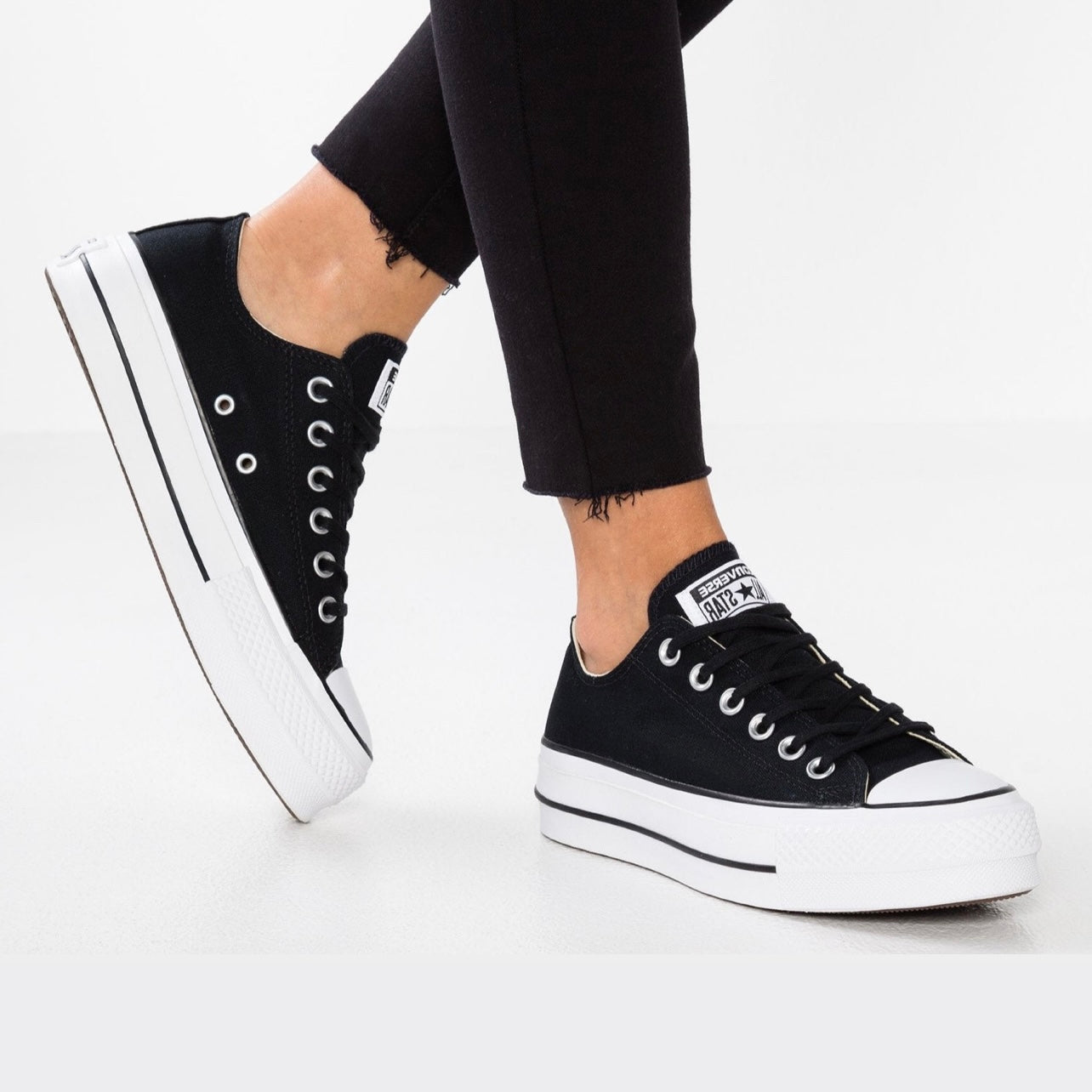 Converse - Chuck Taylor All Star Platform Canvas Lona negra