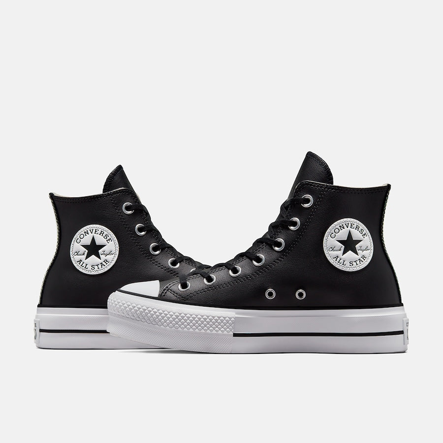 Converse - Chuck Taylor All Star Plataforma Leather PoliPiel Negra