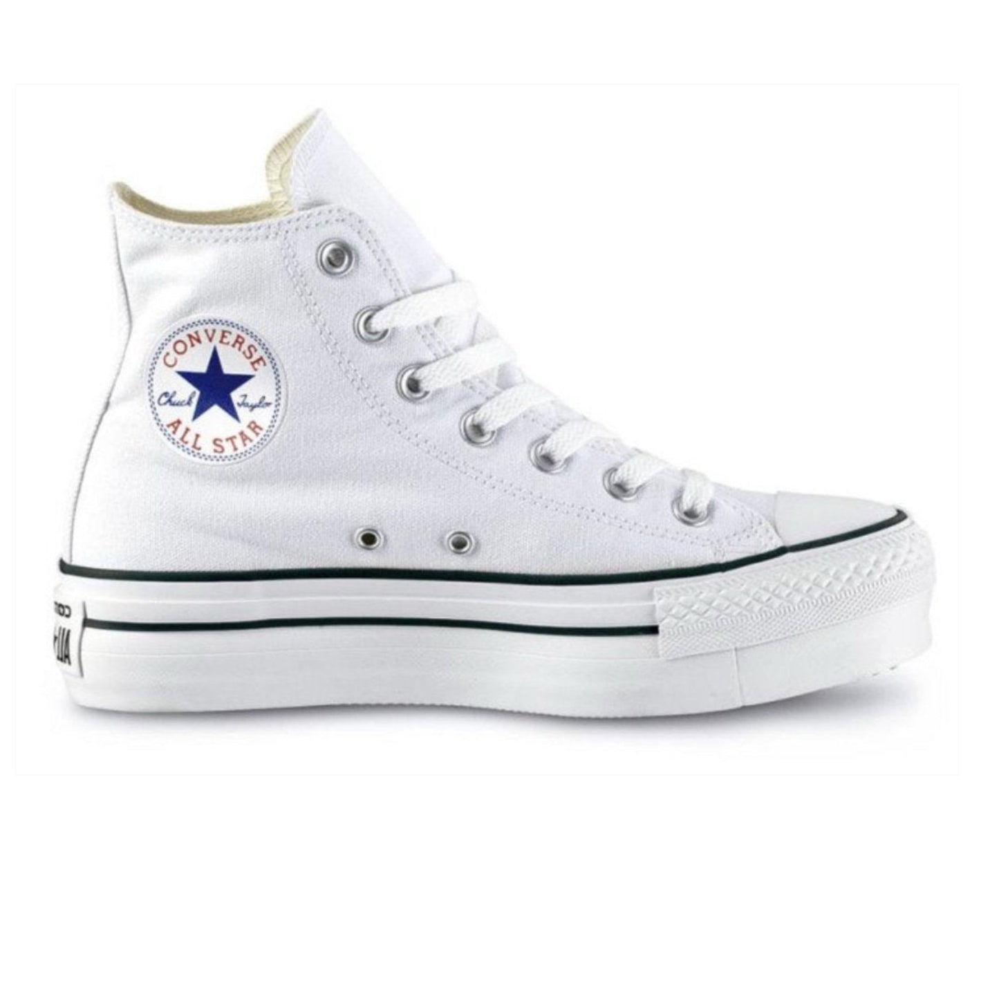 Converse - Chuck Taylor All Star Triplesuela Lona Blanca