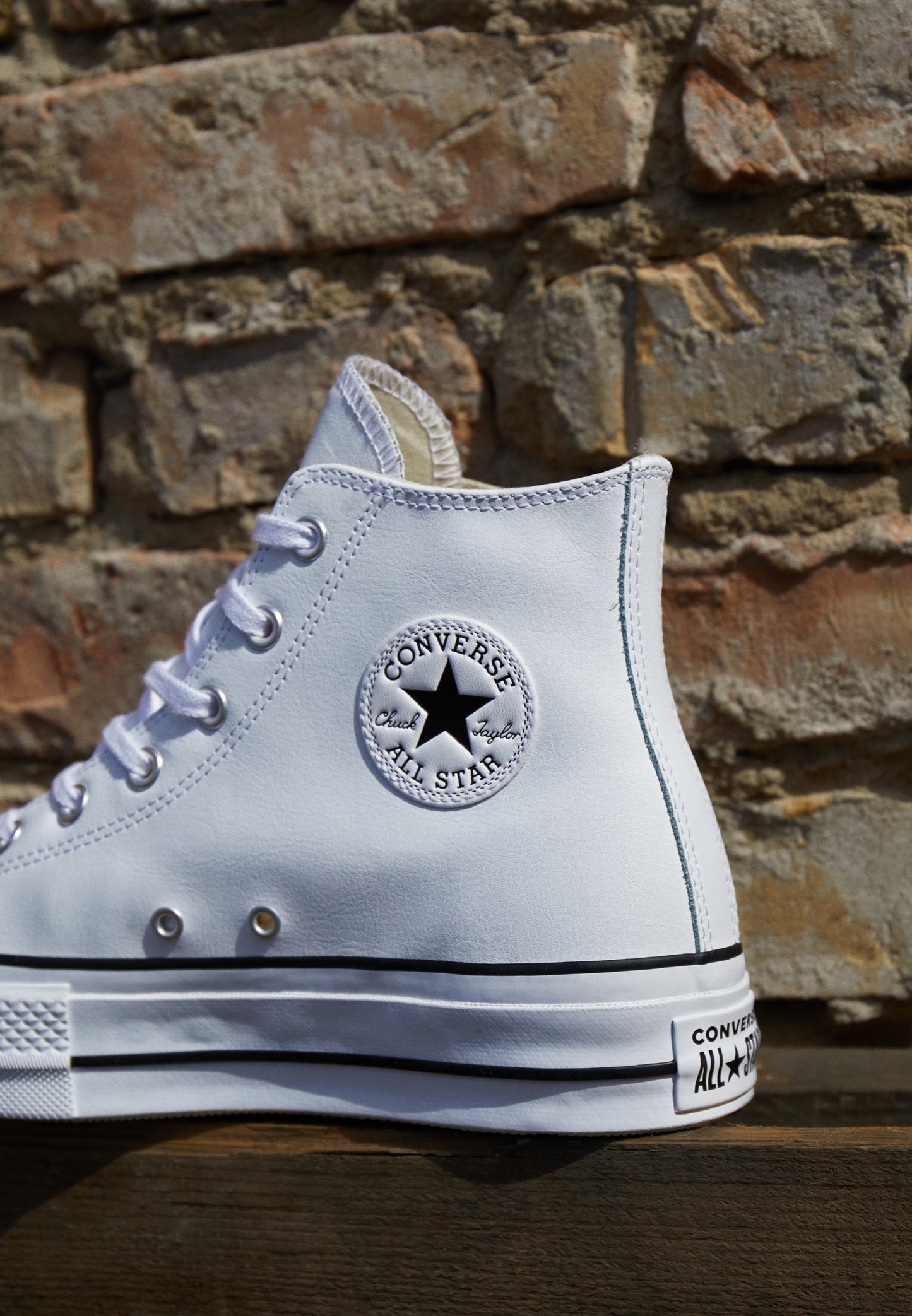 Converse - Chuck Taylor All Star Plataforma Polipiel Blanca