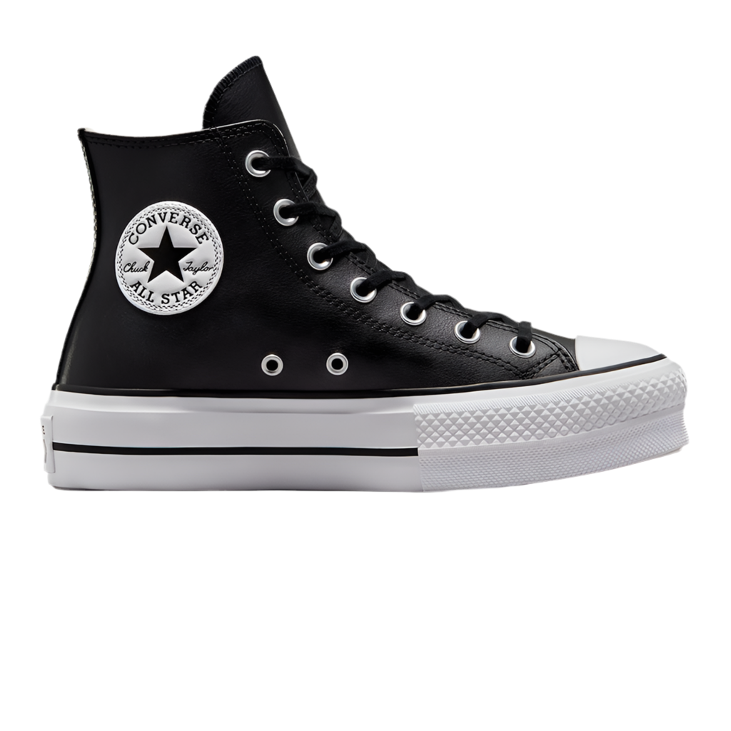 Converse - Chuck Taylor All Star Plataforma Leather PoliPiel Negra