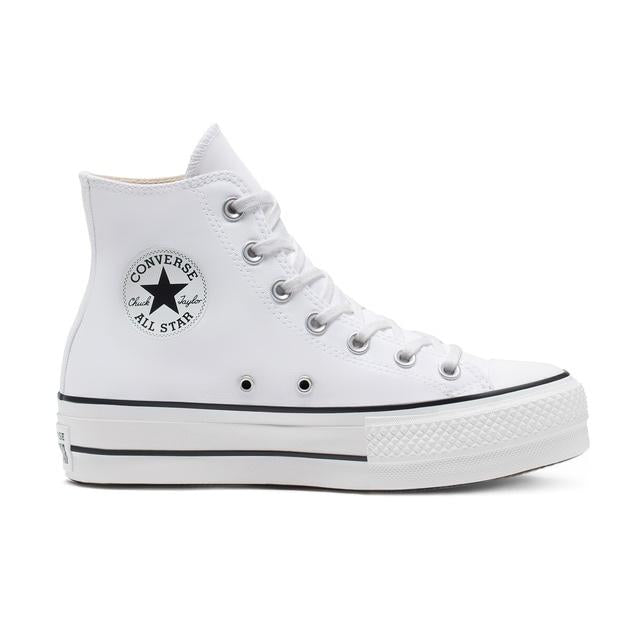 Converse - Chuck Taylor All Star Plataforma Leather polipiel Blanca