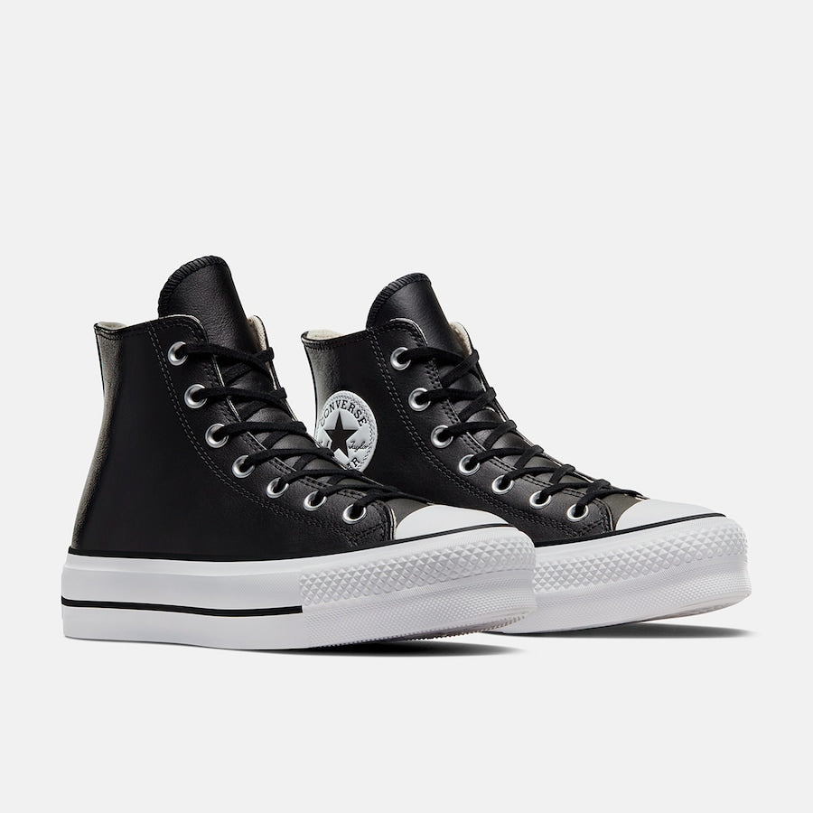 Converse - Chuck Taylor All Star Plataforma Leather PoliPiel Negra