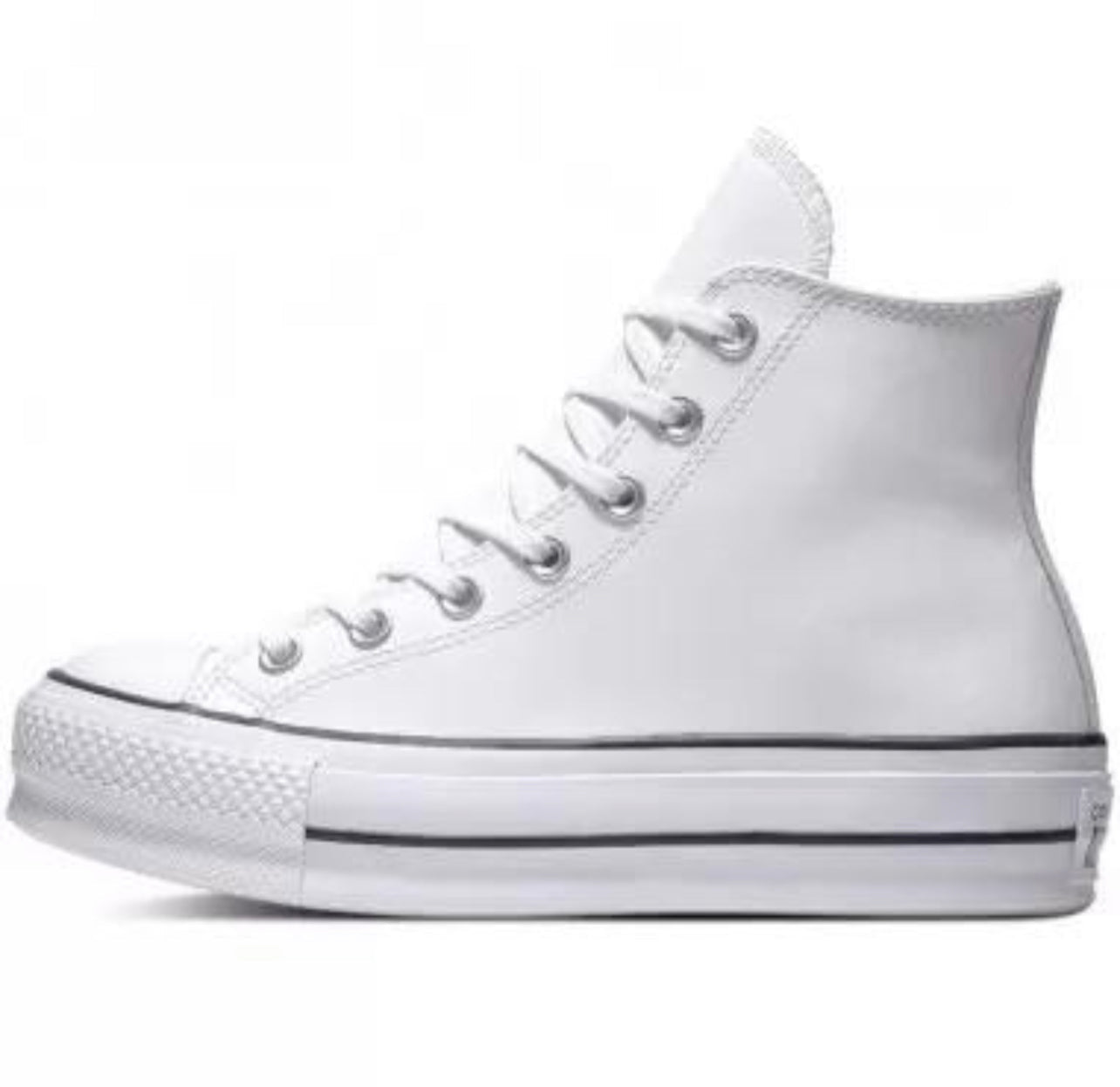 Converse - Chuck Taylor All Star Plataforma Leather polipiel Blanca