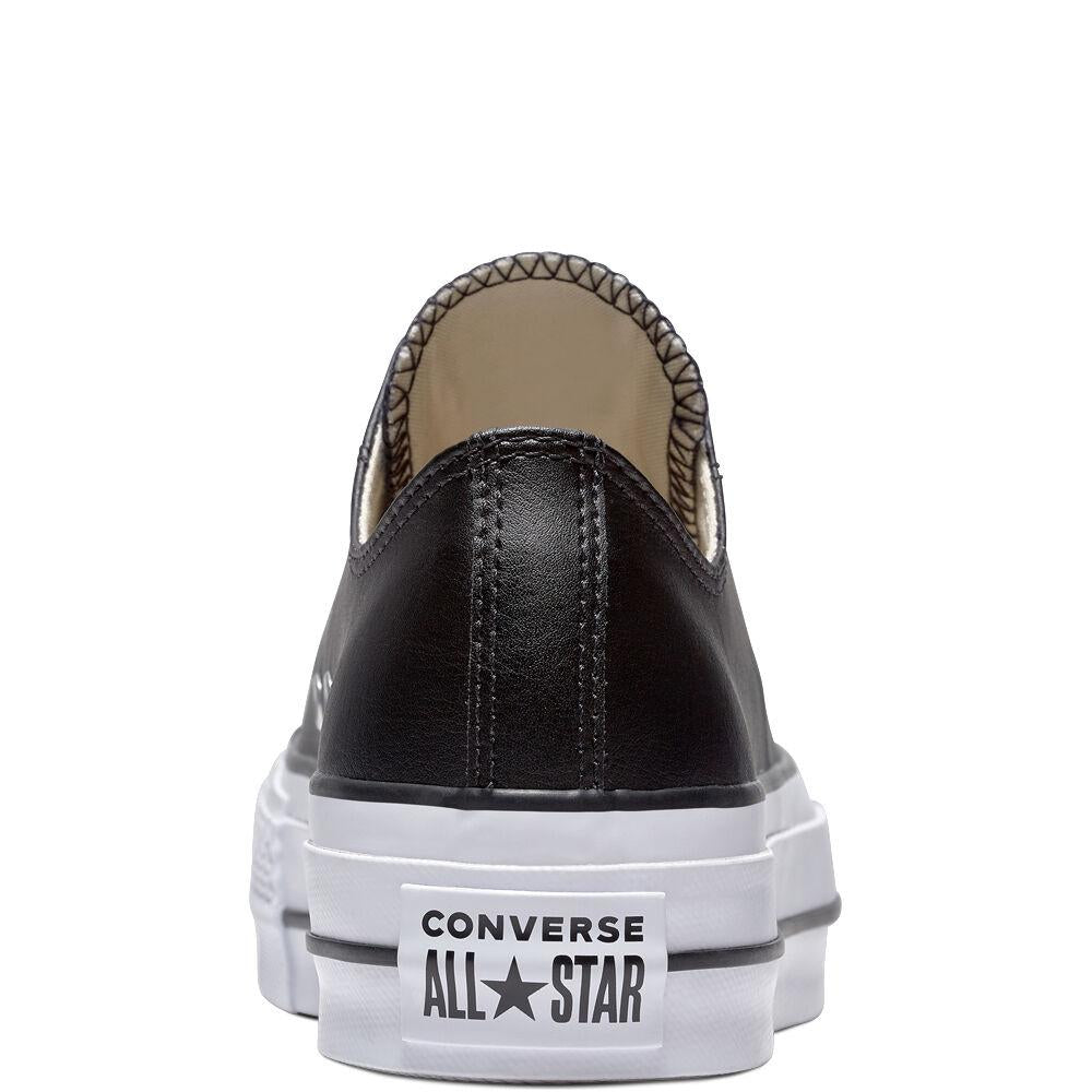 Converse - Chuck Taylor All Star Plataforma Clean Leather PoliPiel Negra